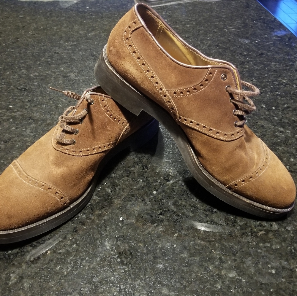 Giorgio Armani Suede Oxford 9.5